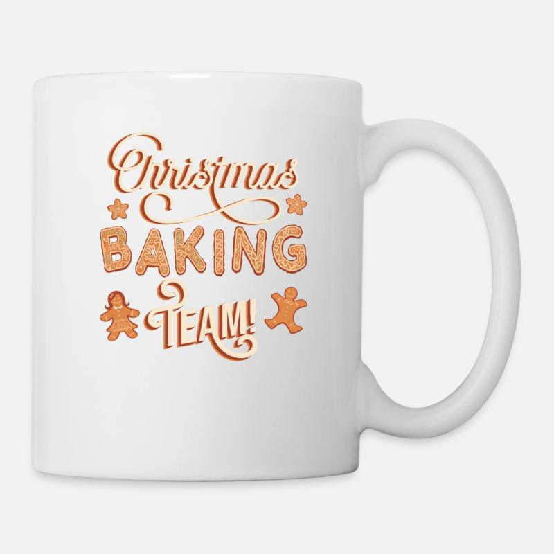 christmas baking team - Tasse - Weiß