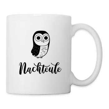 nachtaktive Nachteule - Tasse - Weiß - Rechts