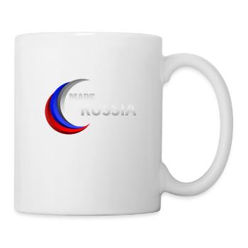 Russland Made in sowjetunion Deutschrussen Russe - Tasse - Weiß - Rechts