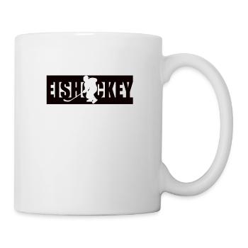 Eishockey Shirt - Tasse - Weiß - Rechts