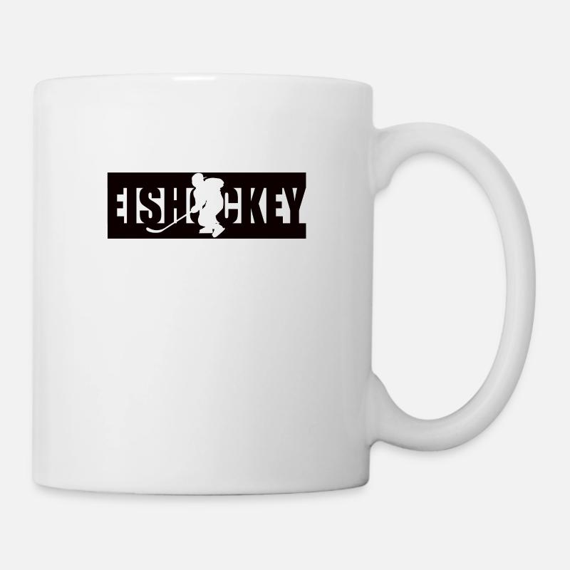 Eishockey Shirt - Tasse - Weiß