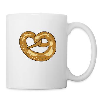 Brezel - Tasse - Weiß - Rechts