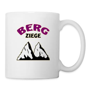 Berge Berg Ziege - Tasse - Weiß - Rechts
