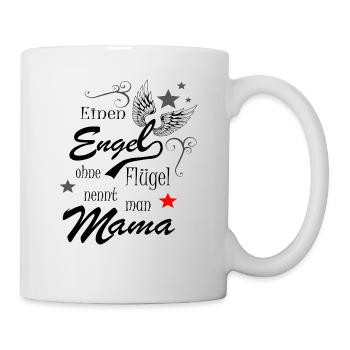 Maman ange ailes cadeau de fête des mères disant - Mug blanc - blanc - Droite