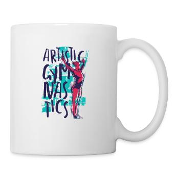 Kunstturnen - Tasse - Weiß - Rechts