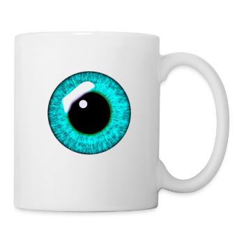 Oeil - Mug blanc - blanc - Droite