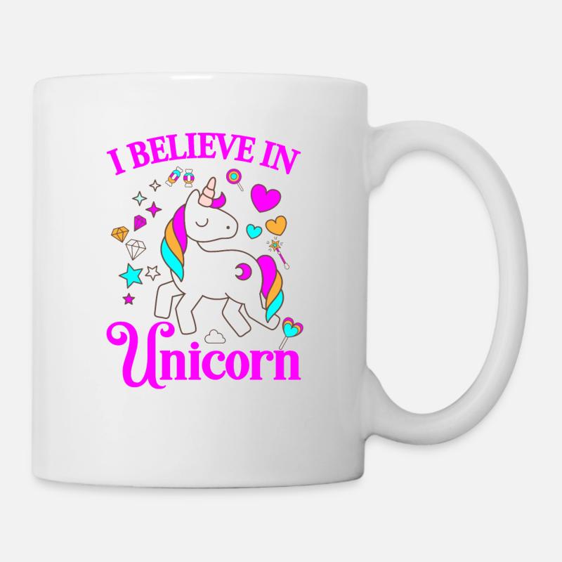 Je crois aux licornes - Mug blanc - blanc