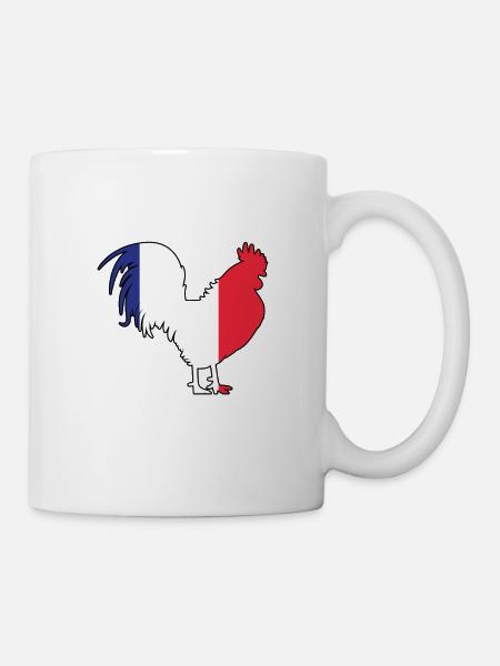 Coq français - Mug blanc - blanc