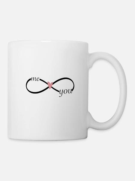 I love you forever! Gift for lovers <3 - Mug - white