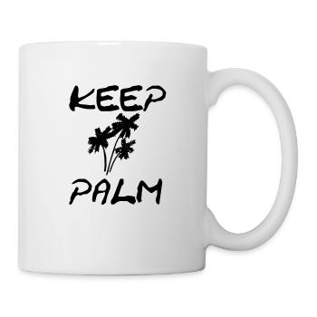 Keep palm - Tasse - Weiß - Rechts