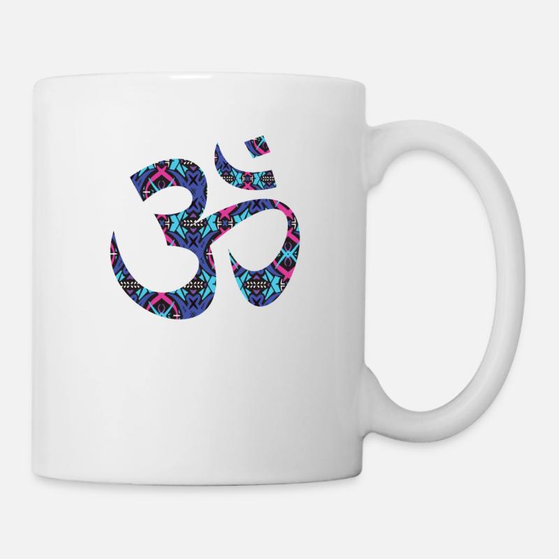 Om Yoga Meditation - Mug blanc - blanc
