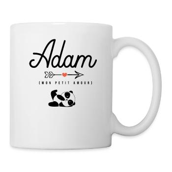 Prénom Adam idée cadeau noel naissance tshirt - Mug blanc - blanc - Droite