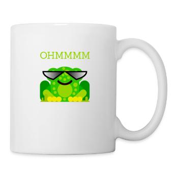 Yoga Frosch Ohmmmm Meditation Programmierer - Tasse - Weiß - Rechts