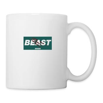 Bête à l'intérieur - Mug blanc - blanc - Droite