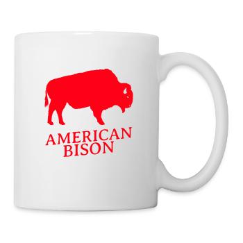 American Bison - Bison USA Adventure etc - Mug - white - Right