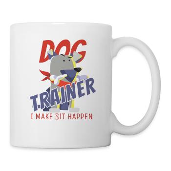 dog trainer - Mug - white - Right