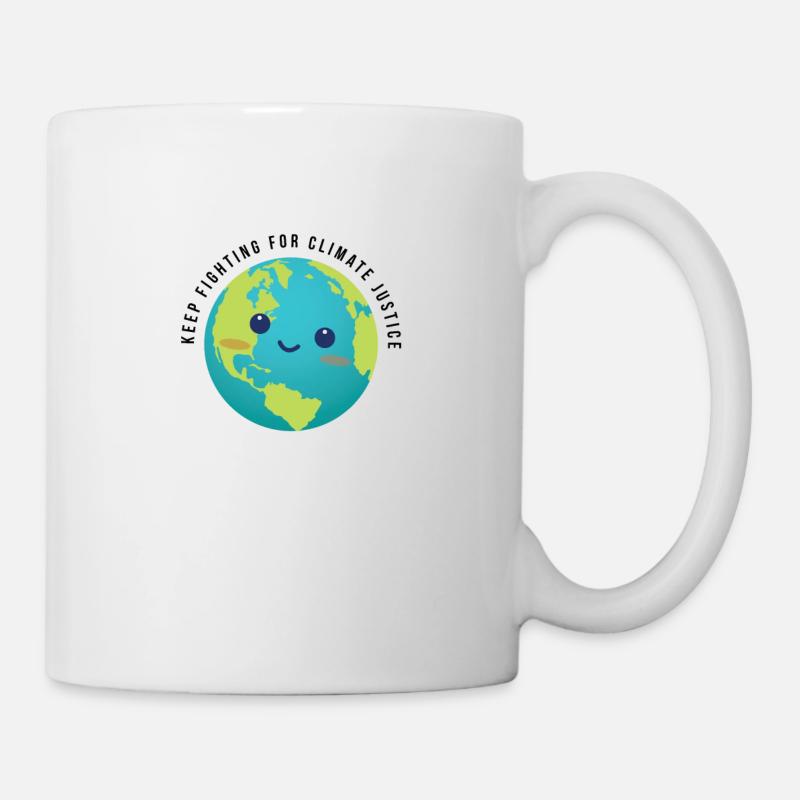 Keep Fighting For Climate Justice - Mug blanc - blanc