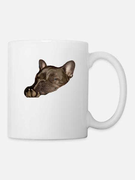 Meilleur chien bouledogue français - Mug blanc - blanc