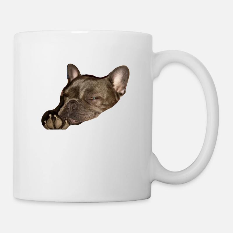Meilleur chien bouledogue français - Mug blanc - blanc