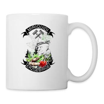 Miriquidi - Erzgebirge Bergbau und Heimat - Tasse - Weiß - Rechts