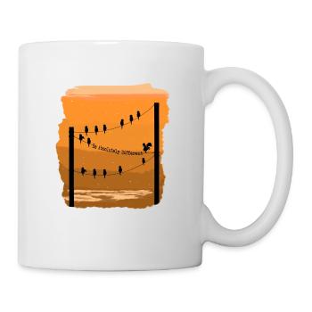 Soyez unique - poulet - Mug blanc - blanc - Droite