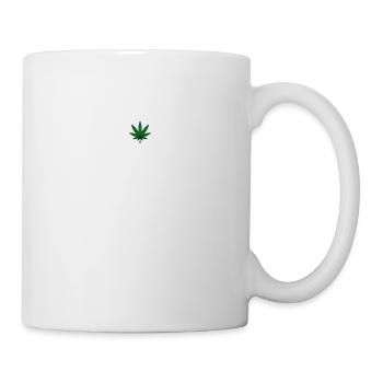 Periodensystem Marihuana Cannabispflanze kiffen - Tasse - Weiß - Rechts
