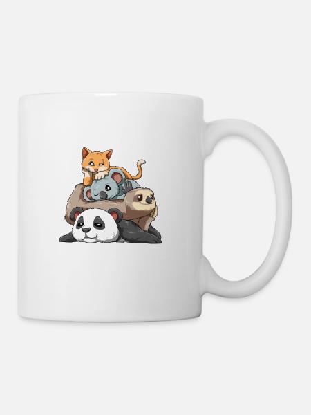 Paresse drôle de paresseux - Mug blanc - blanc