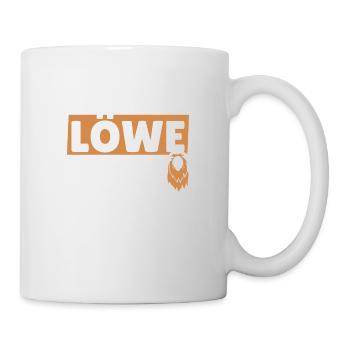 Ich wäre gern Löwe bumsen, fressen, geile Frisur - Tasse - Weiß - Rechts