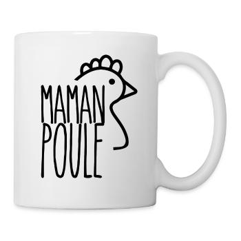 Maman poule - Mug blanc - blanc - Droite