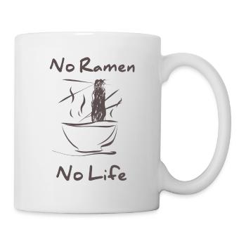 No Ramen No Life lustige Ramen noodle Bowl - Tasse - Weiß - Rechts
