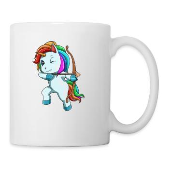 Cute Unicorn Arrow Bow - Mug - white - Right