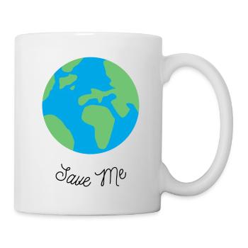 Save Me - Planète Terre - Mug blanc - blanc - Droite