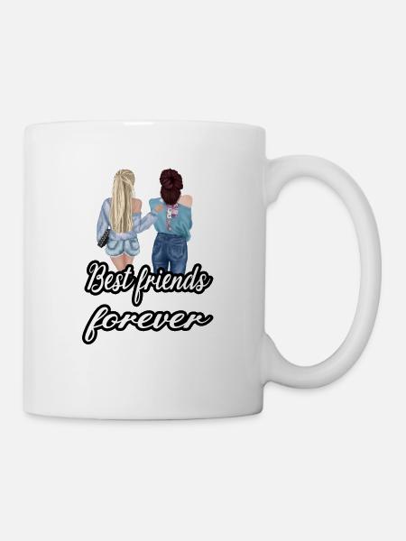 Meilleure amie pour toujours - Mug blanc - blanc