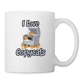 Copier copie de chat copie copie chat Copycats - Mug blanc - blanc - Droite