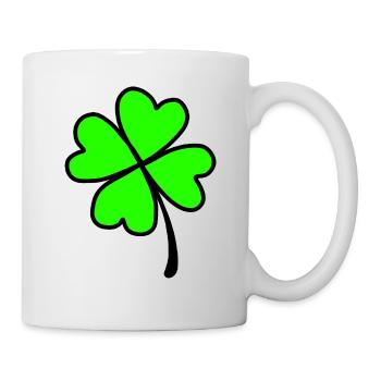Shamrock Happiness Healthy - Mug - white - Right