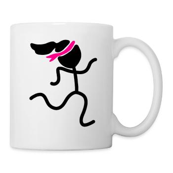 Courses sportives Courses - Mug blanc - blanc - Droite