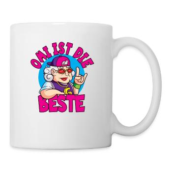 Grandma is the best for the best grandma - Mug - white - Right