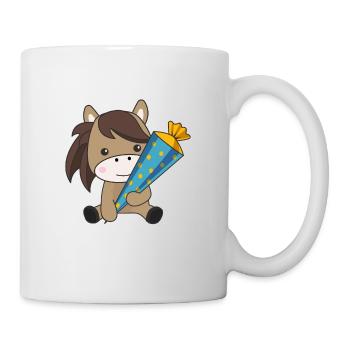 École de cheval scolarisation école de poney - Mug blanc - blanc - Droite
