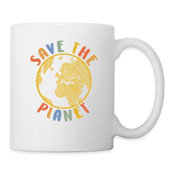 Save The Planet, Environmental Shirt, Save The - Mug - white - Right