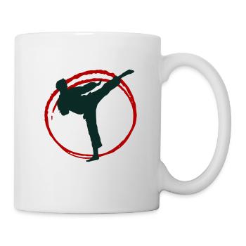 Martial Arts Kick - Mug - white - Right