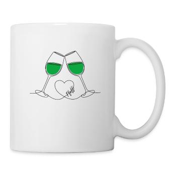 Pfefferminzlikör Pfeffi - Tasse - Weiß - Rechts