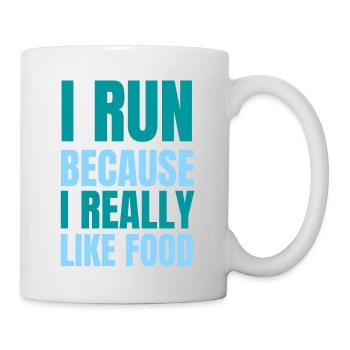 Running Sport Dicton drôle - Mug blanc - blanc - Droite