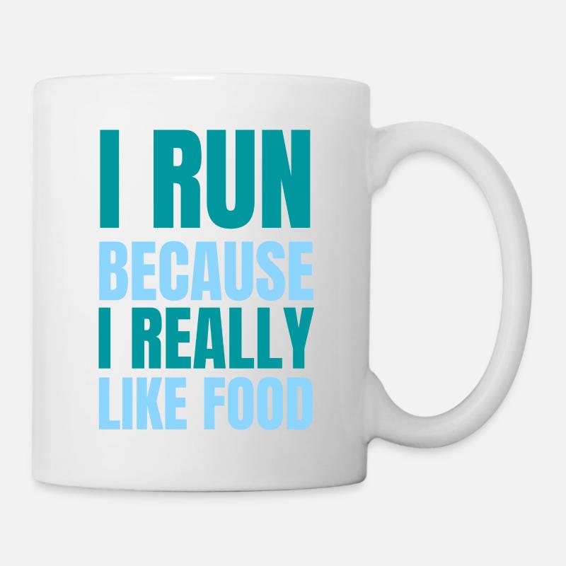 Running Sport Funny Saying - Mug - white