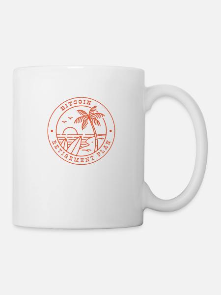Crypto My Retirement Plan, Lustiges Investieren - Tasse - Weiß