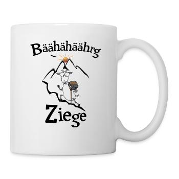 Bergziege - Tasse - Weiß - Rechts