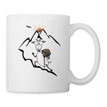 Randonnée alpiniste - Mug blanc - blanc - Droite