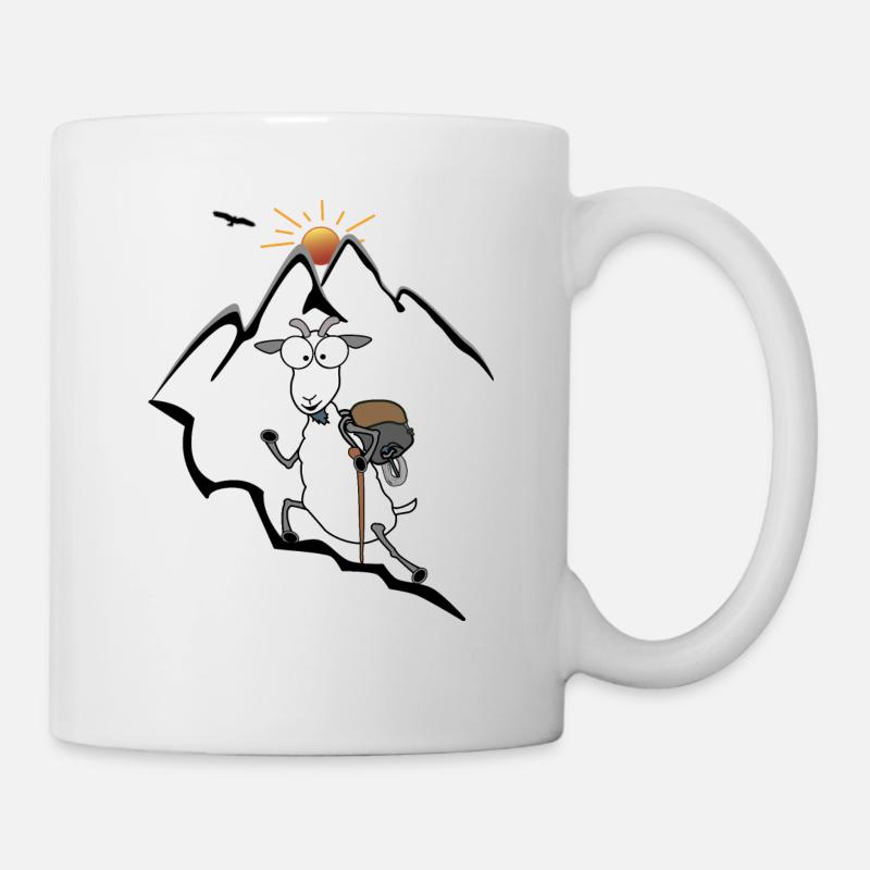 Randonnée alpiniste - Mug blanc - blanc