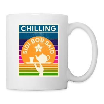 CHILLING SIDI BOU SAID - Mug blanc - blanc - Droite