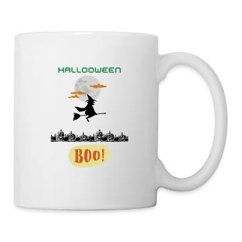 MASO - HEXE BOO HALLOOWEEN MARBOSSTA - Tasse - Weiß - Rechts