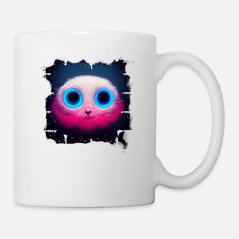 Weltraum-Kätzchen - Tasse - Weiß